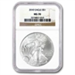 2010 Silver American Eagle (NGC MS-70)