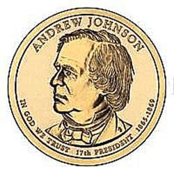Presidential Dollars Andrew Johnson 2011-D 25 pcs (Roll