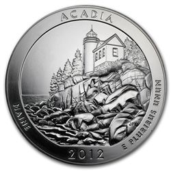 2012 5 oz Silver ATB - Acadia National Park, Maine