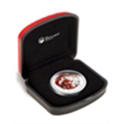 2012 1 oz Silver Year of the Dragon Proof Colorized Coi