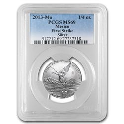 2013 1/4 oz Silver Libertad MS-69 PCGS (FS) - Registry