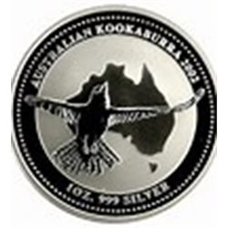 2002 1 oz Silver Australian Kookaburra