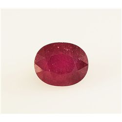 Loose Gemstone Faceted Ruby Corrundum