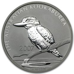 2007 1 oz Silver Australian Kookaburra