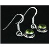 Image 1 : 1.10CT Peridot Bezel Design 0.925 Hook Earring 2.17g