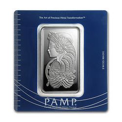 100 gram Pamp Suisse Silver Bar - Cornucopia (In Assay)