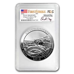 2012 50z Silver ATB Chaco Culture MS69 DMPL FS PCGS Edm