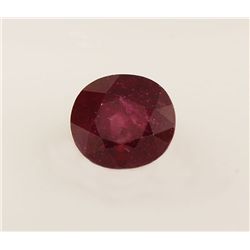 Loose Gemstone Faceted Ruby Corrundum