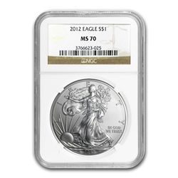 2012 Silver American Eagle (NGC MS-70)