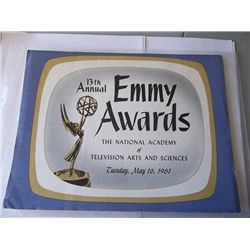1961 Emmy Awards Program Signed