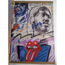  The Rolling Stones  Signed Original 1989 Rock N' Roll Hall of Fame Program