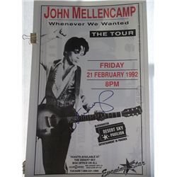 John Mellencamp Original 1992 "Whenever We Wanted" Concert Tour Poster