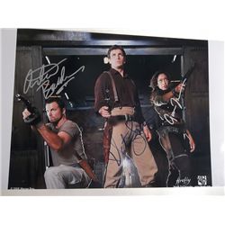 Nathan Fillion, Gina Torres, Adam Baldwin Signed "Firefly" 11x17 Photo