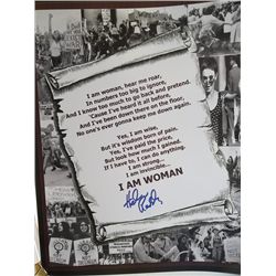 Helen Reddy "I Am Woman" Signed 11x14 Limited Edition Print