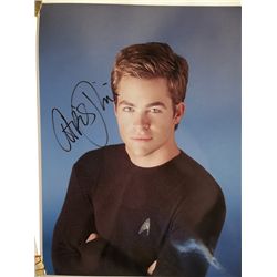 Chris Pine  Star Trek  Signed 11x14 Photo