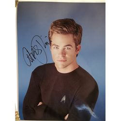 Chris Pine "Star Trek" Signed 11x14 Photo