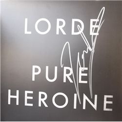 Lorde  Pure Heroine  Signed LP