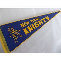 Robert Redford  The Natural  Screen Used Prop Pennant