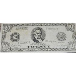 Titanic Prop Twenty Dollar Bill
