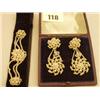Image 1 : Pair of Victorian seed pearl earrings plus seed pearl choker…
