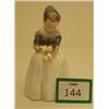Image 1 : Royal Copenhagen figure of young girl, 8" high…
