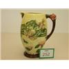 Image 1 : Charlotte Rhead jug with embossed bird and floral decoration…