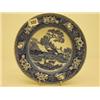 Image 1 : Twenty three pieces of blue and white dinner service, embossed and printed Wedgwood 'Fallow Deer'…