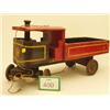 Image 1 : Wooden traction lorry with metal cab with copper emblem, 'Strength in the Toy brings Joy to the B…
