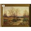 Image 1 : 19th century framed watercolour, autumn scene, signed Henry Stannard, 9x13"…