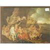 Image 1 : 17th century Flemish oil on panel, Bacchus with cherubs 14x18"…