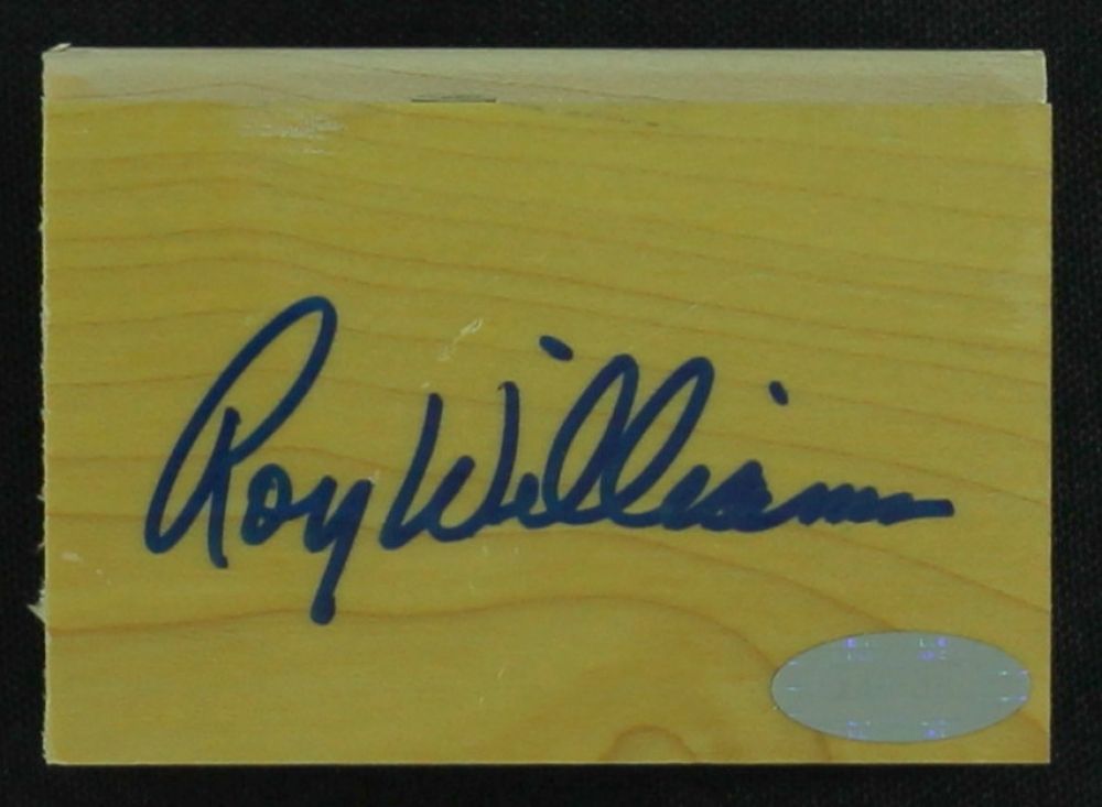 roy williams signed basketball