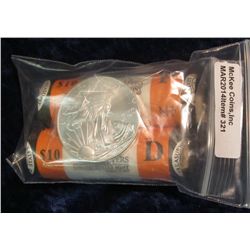 321. 2007 P & D Montana Statehood Quarter Rolls. Gem BU. Mint-wrapped; & 2008 Gem BU American Eagle 