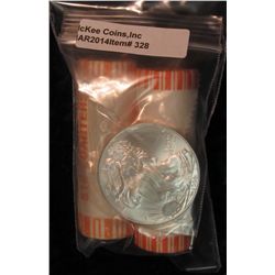 328. 2001 D North Carolina & 2008 P Alaska Statehood Quarter Rolls. Gem BU. Bank-wrapped; & 2008 Gem