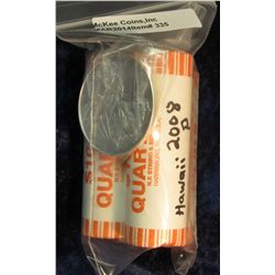 335. (3) 2008 P Hawaii Statehood Quarter Rolls. Gem BU. Bank-wrapped; & 2008 Gem BU American Eagle S
