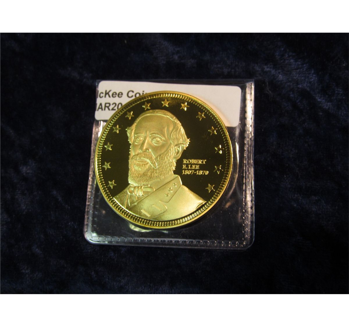 736. Robert E. Lee 18071870 Civil War Sesquicentennial edition gold