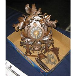 Coo Coo Clock *Needs Repair* approx. 10” x 5” x 10