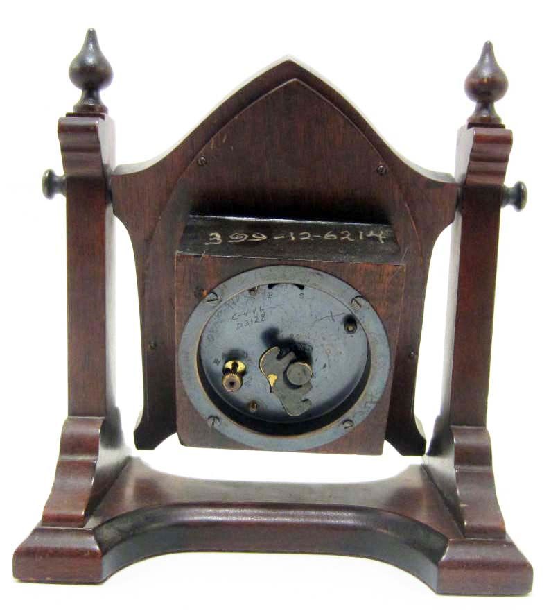 Vintage New Haven 12 Day Desk Clock Swing Frame