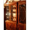 Image 1 : Pair of Georgian style mahogany bookcases with astral glazed doors…