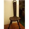 Carved hall chair…