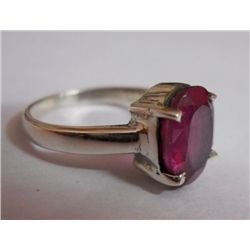 3.530g Ring of Ruby Sterling Silver