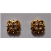 Image 1 : 3.300g Earring of Diamond 0.15 Ctw in18kt Yellow Gold