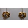 Image 1 : Earring of Diamond 0.35 Ctw in 3.03g 14kt Yellow Gold