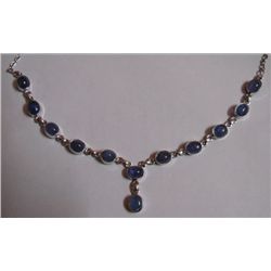 Tanzanite 20.110g Necklace in Silver