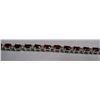 Image 1 : 9.160g Bracelet of Garnet in Silver