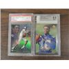 Image 1 : LOT 2 RANDY MOSS GRADED 1998 FOOTBALL CARDS