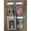 Image 1 : LOT 4 ELTON BRAND GRADED ROOKIE BASKETBALL CARDS: