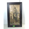 Image 1 : 20X34 VINTAGE RELIGOUS PRINT JESUS GOOD SHEPARD