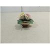 Image 1 : VINTAGE NUOVA CAPODIMONTE CHINA FLOWER BASKET