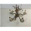 Image 2 : VINTAGE DIE CAST BRASS 5 LIGHT CEILING LIGHT