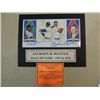 Image 1 : 10X8 MATTED BASEBALL PRINT 2 AUTOGRAPHS: MANTLE &